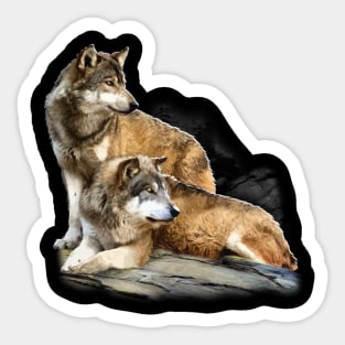 Alpha Wolves Sticker